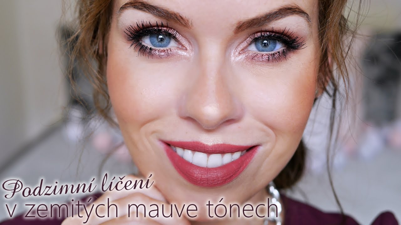 Fall edition: Líčení v podzimních zemitých mauve tónech