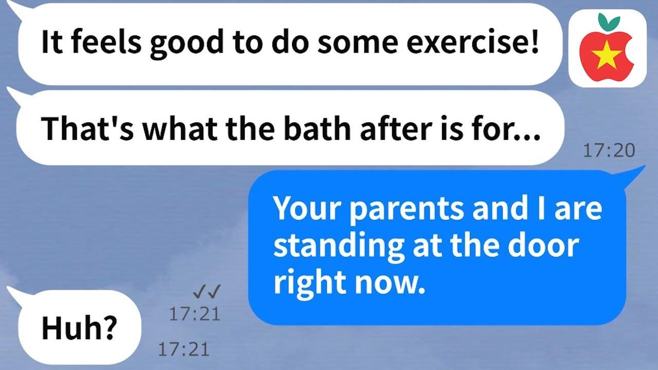 【Apple】Cheating fiancé gets caught red handed.  [At least give me a towel!]