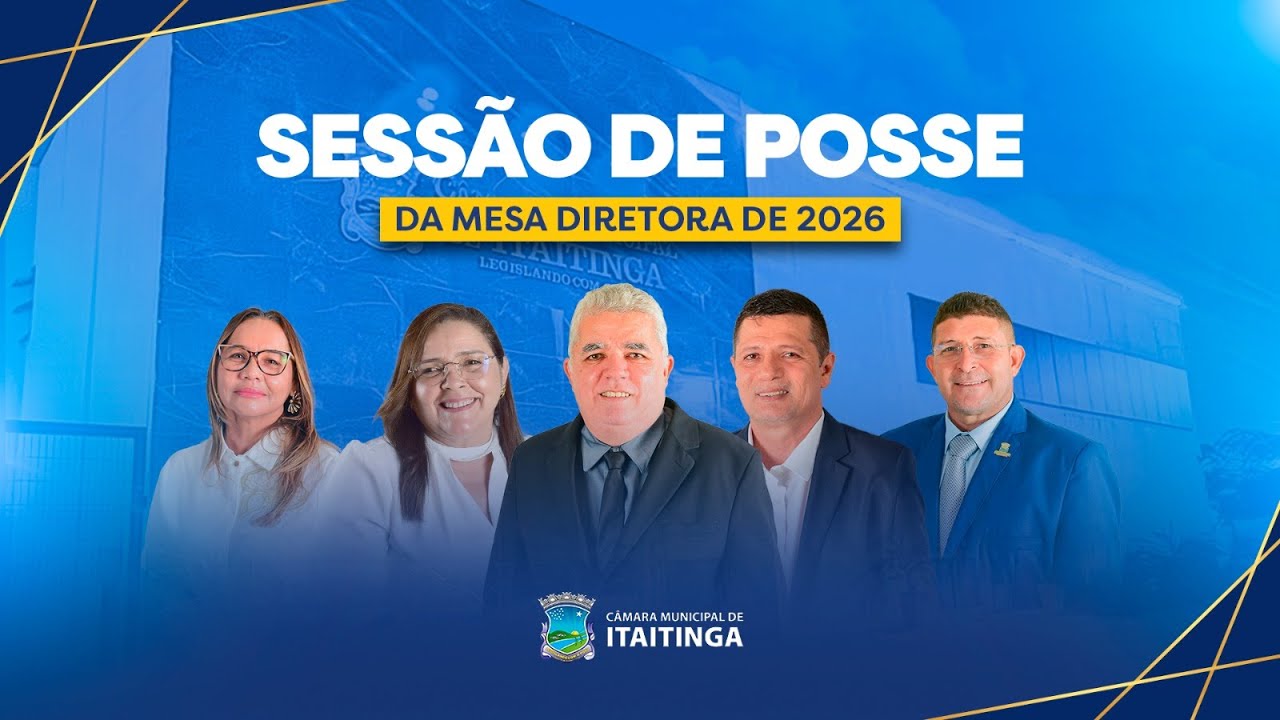 SESSÃO SOLENE DE POSSE DA MESA DIRETORA - 2026