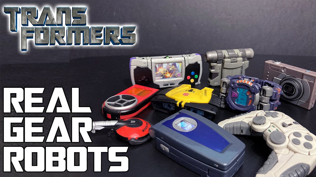 Transformers 2007 Movie Real Gear Robots