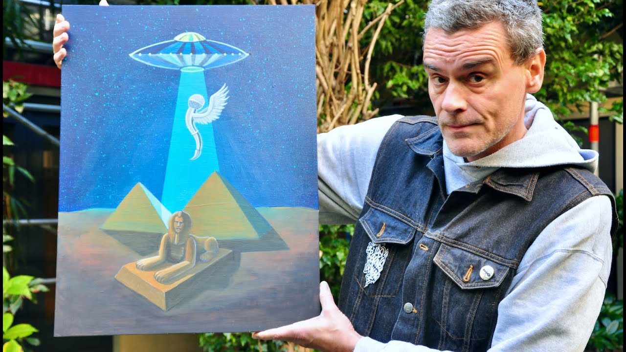 Def P - Wereld van Mysterie (Def P painting 