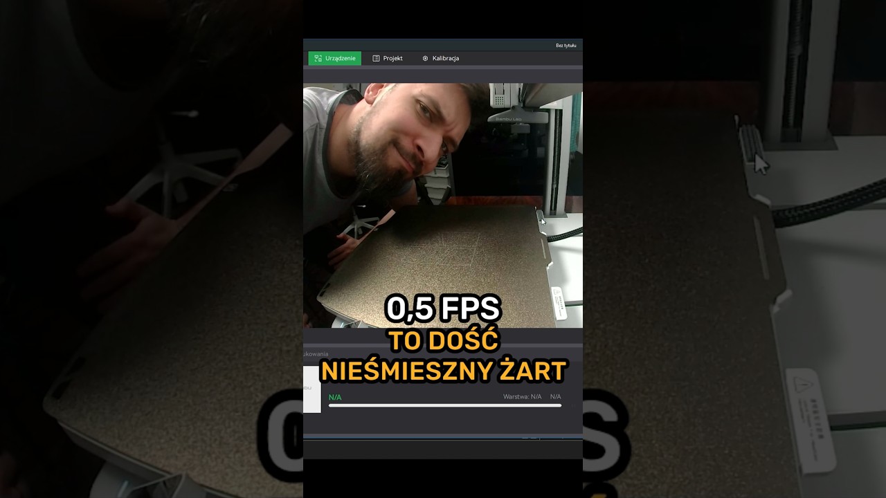 Słabe strony Bambu Lab A1... #druk3d #wsp&oacute;łpracaX3D #shorts