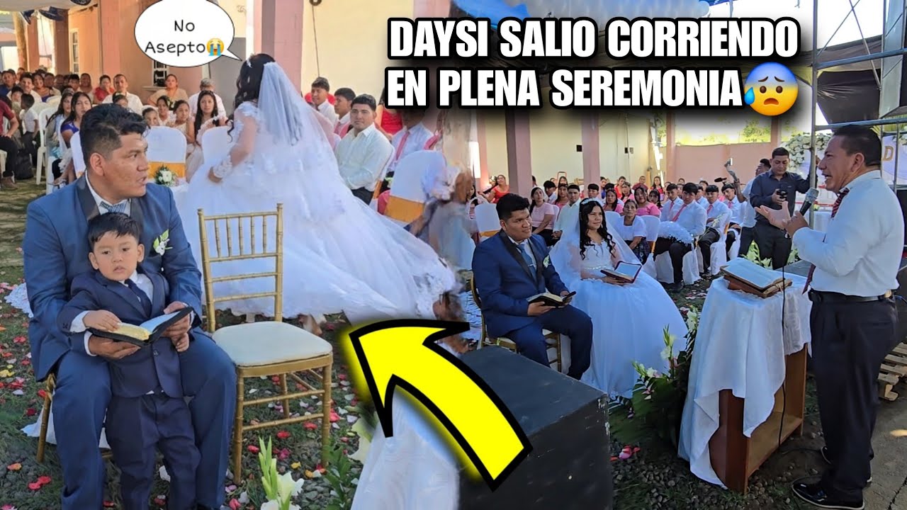 DAYSI Dejo Plantado a EDY😱Ella Salio Corriendo De La Boda😰Ella No Se Quiso Casar Con EDY😢