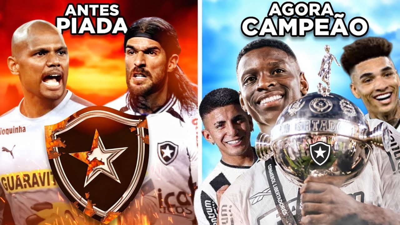 Botafogo : a ABSURDA trajet&oacute;ria de PIADA at&eacute; ser CAMPE&Atilde;O da&nbsp;LIBERTADORES DA AM&Eacute;RICA