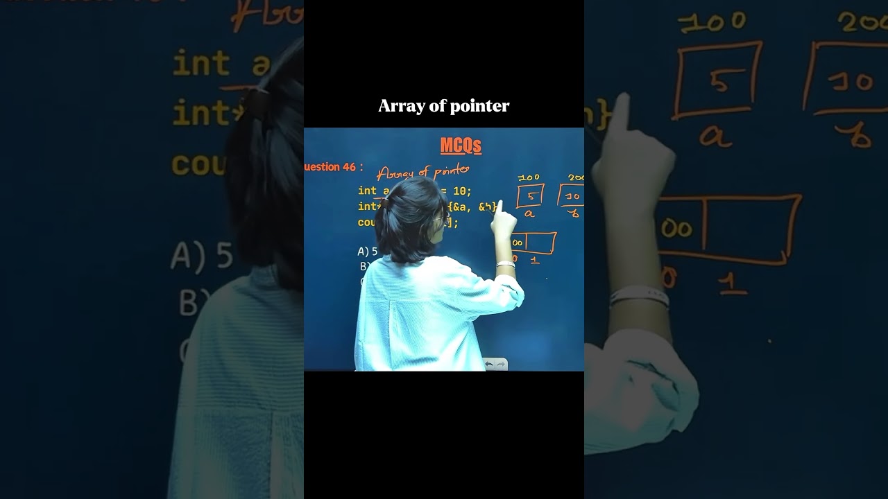 Array of pointer 