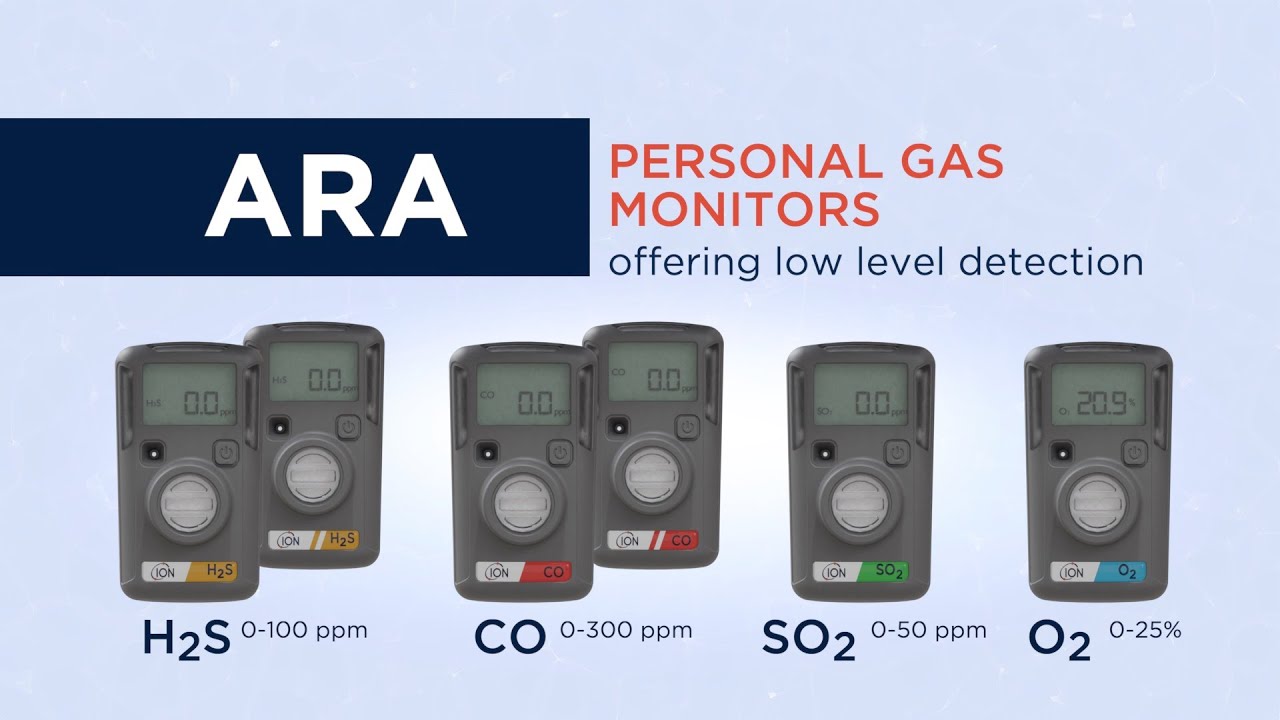 ARA personal gas monitors from ION Science UK