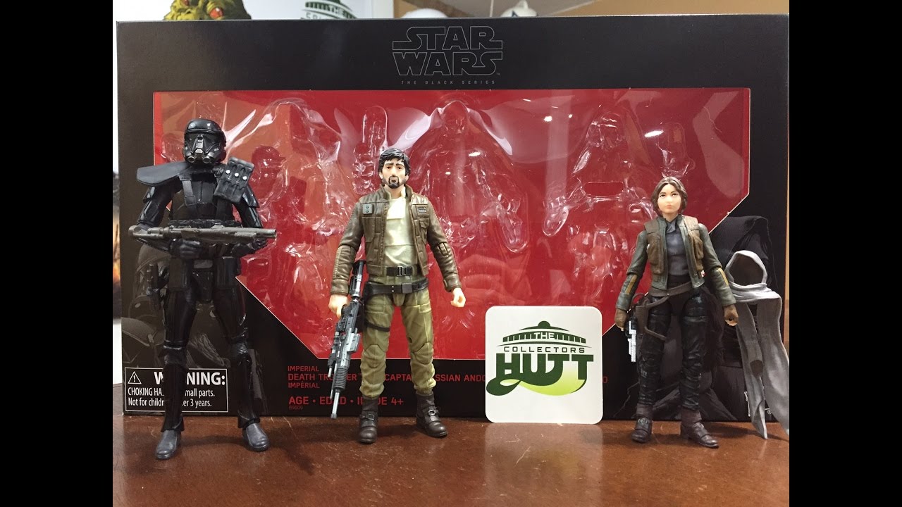 Star Wars Rogue One Black Series Target Exclusive 3 Pack Death Trooper/ Jyn Erso / Cassian Andor