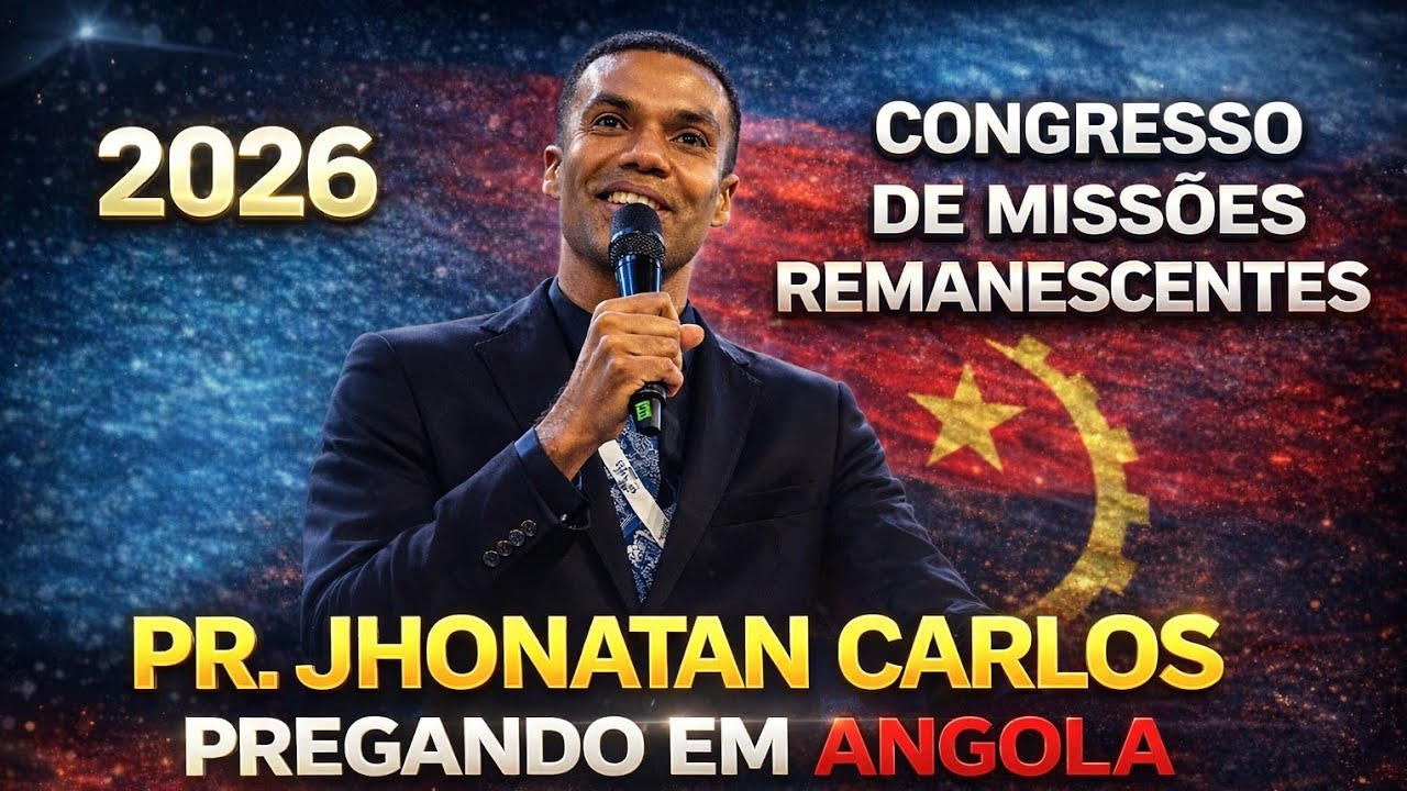 🔥Pr. Jhonatan Carlos pregando em ANGOLA 🇦🇴 | Impactante demais