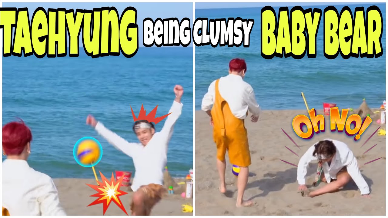 BTS Kim Taehyung🐯 aka V being clumsy baby 🐻 for 10 minutes straight #BTSTaehyung #BTSV #BTSPTD