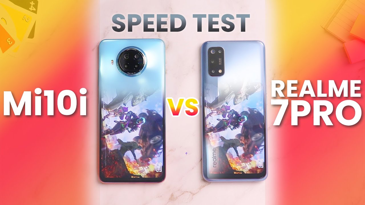 Mi10i Vs Realme 7 Pro Speed Test 🔥 SD750G vs SD720G 🔥 Konsa Jitega??