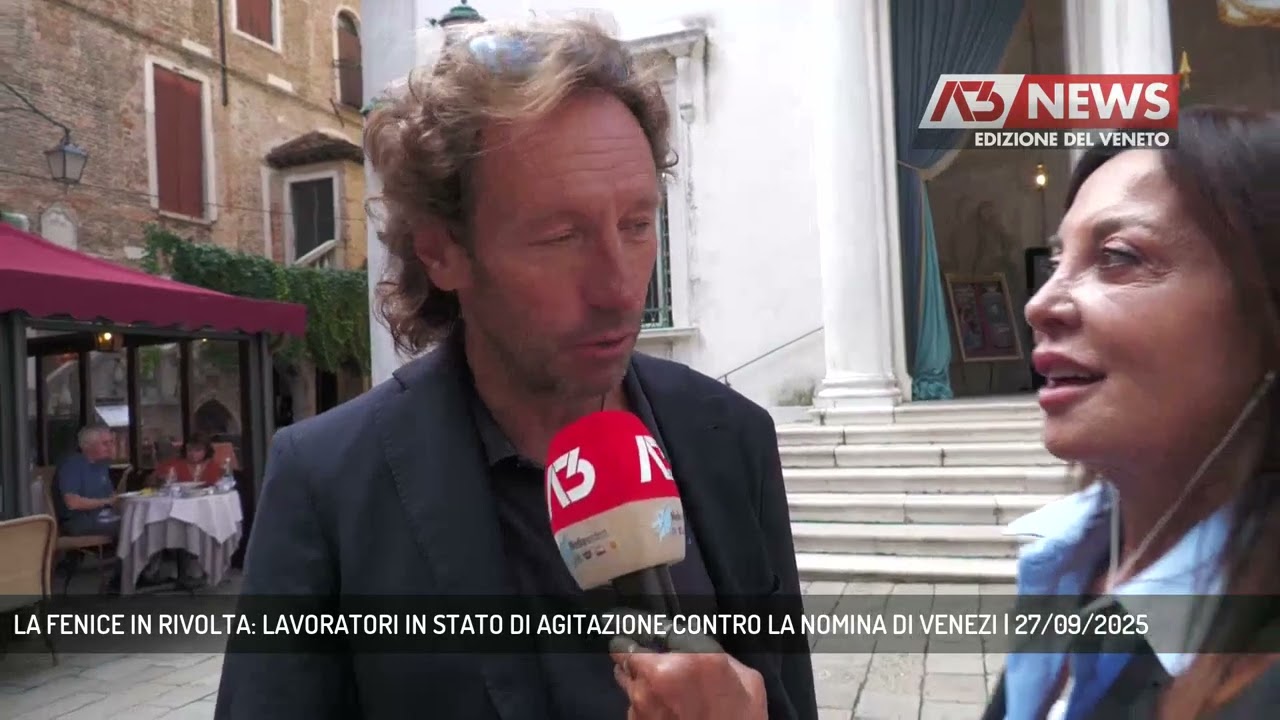 LA FENICE IN RIVOLTA: LAVORATORI IN STATO DI AGITAZIONE CONTRO LA NOMINA DI VENEZI | 27/09/2025