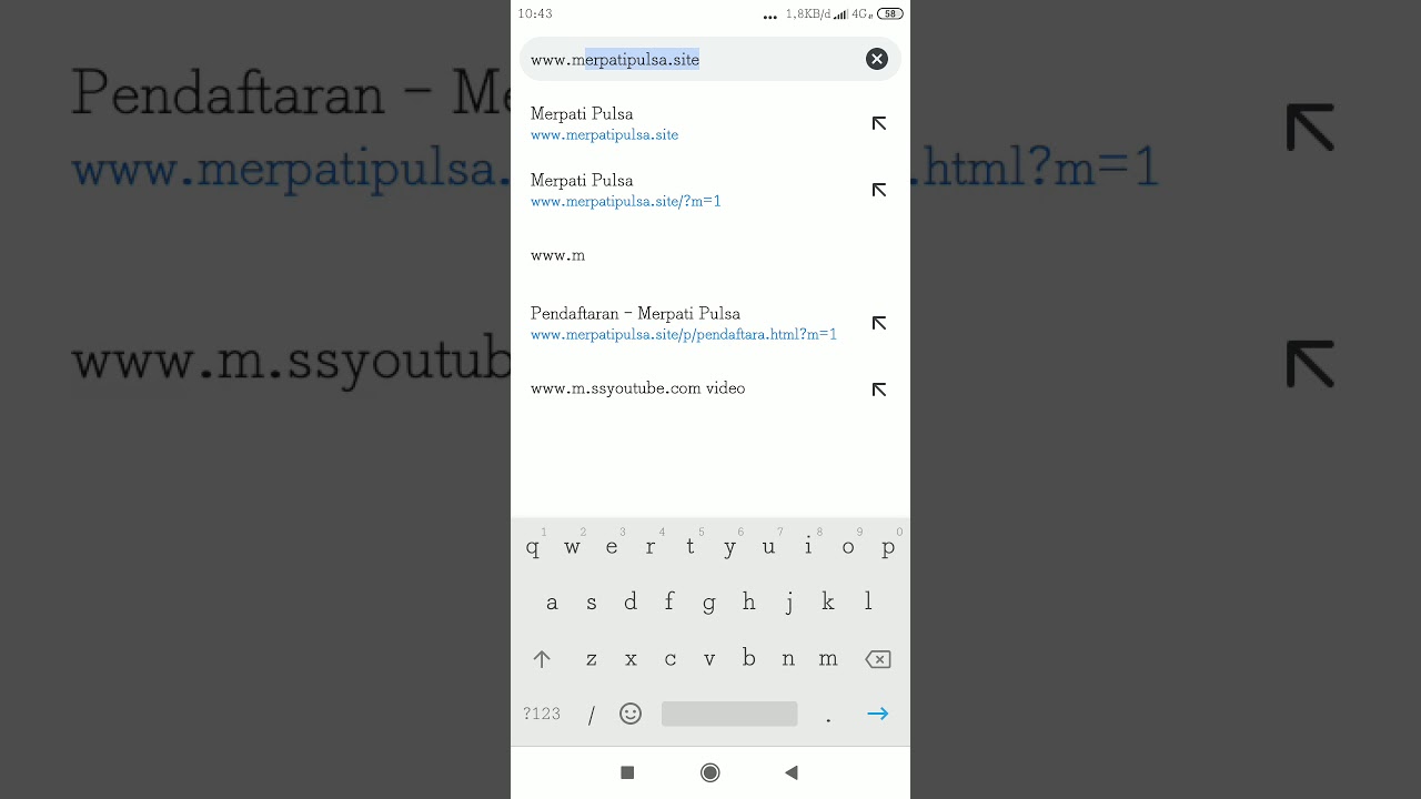 CARA DAFTAR DI SERVER MERPATI PULSA