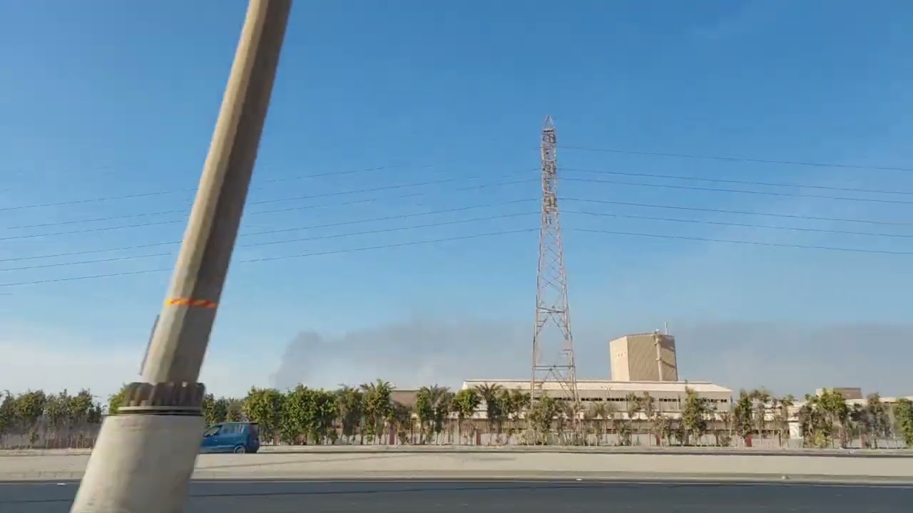 صوت #انفجار في المنطقة الصناعية في #أكتوبر  #اكسبلور 