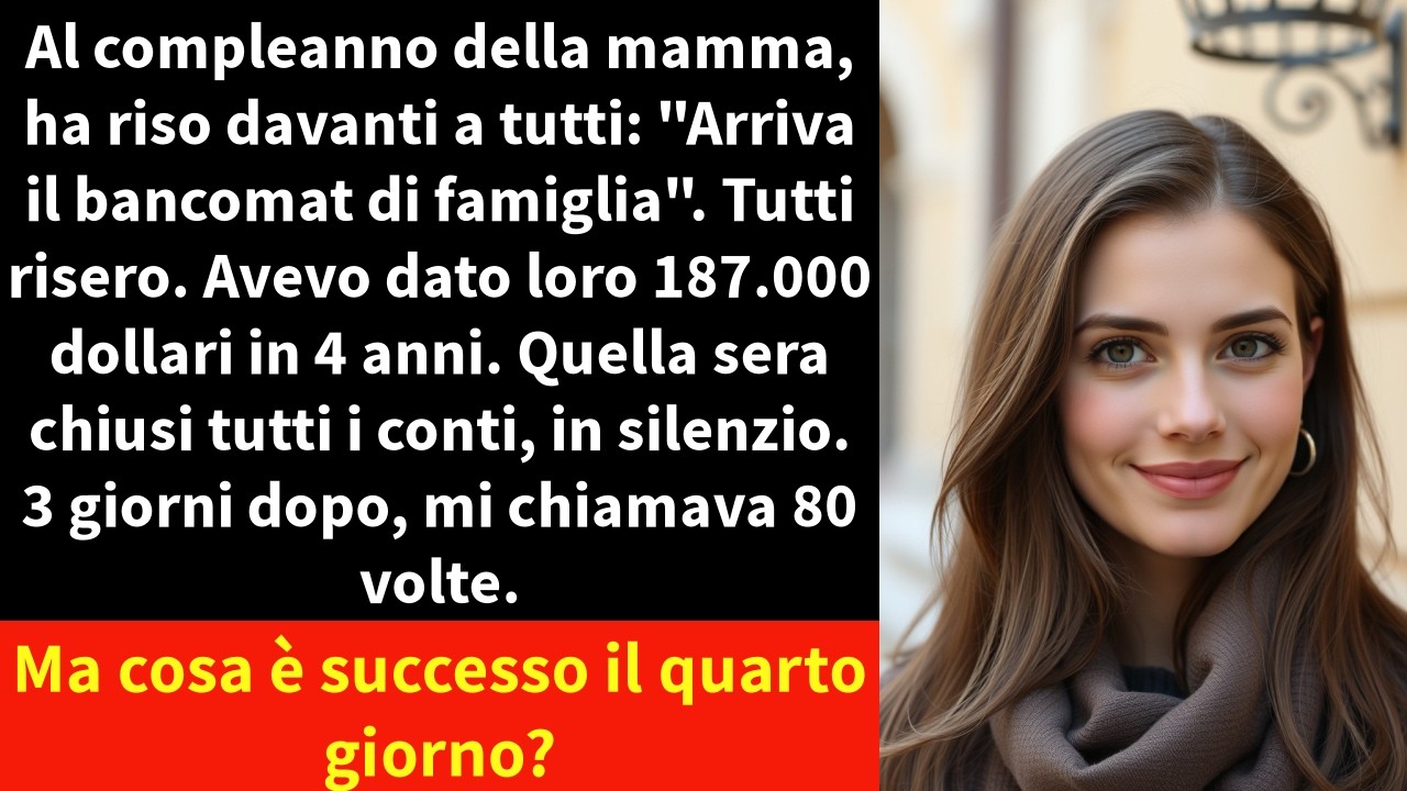 Al compleanno della mamma, ha riso davanti a tutti: 