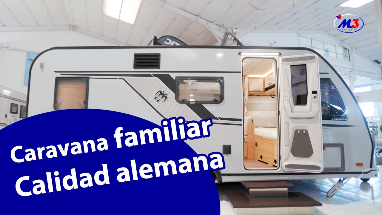 Caravana familiar de diseño ¡Calidad Alemana! Modelo Knaus Südwind 500 QDK - en M3 Caravaning