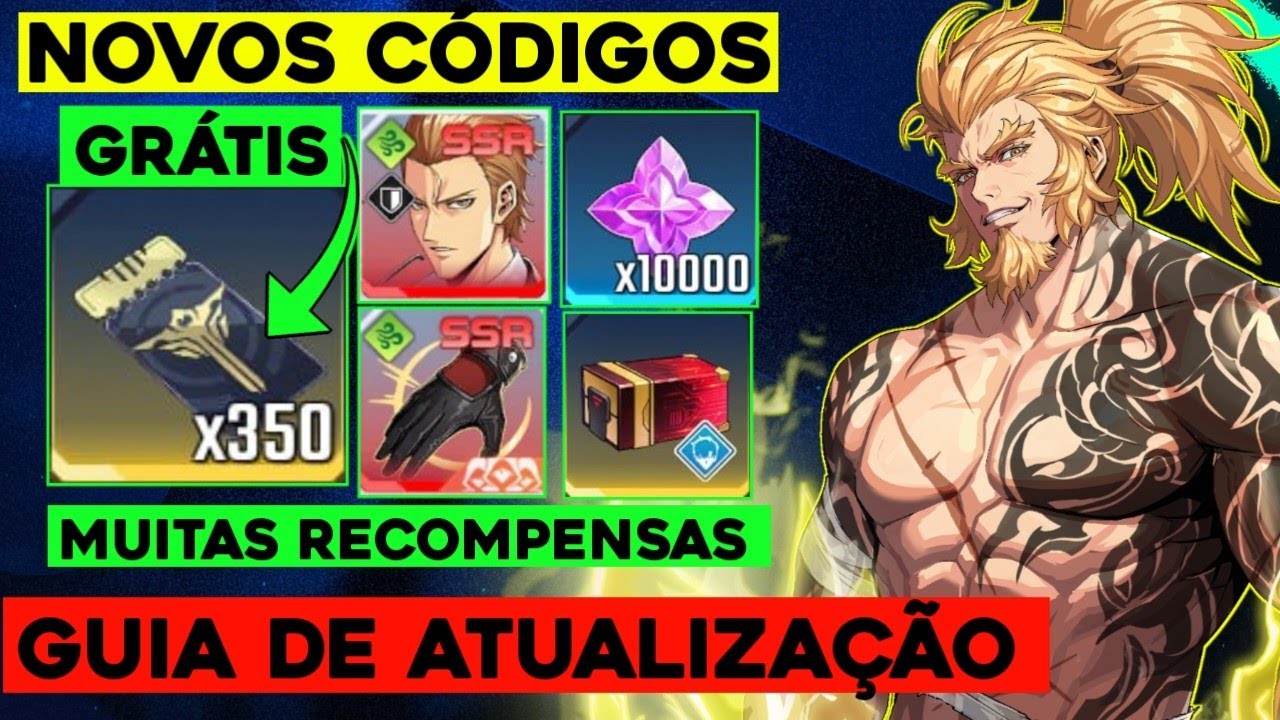 Códigos NOVOS! 350 Bilhetes e 10k de Essências GRÁTIS! Guia de Atualização - Solo Leveling Arise