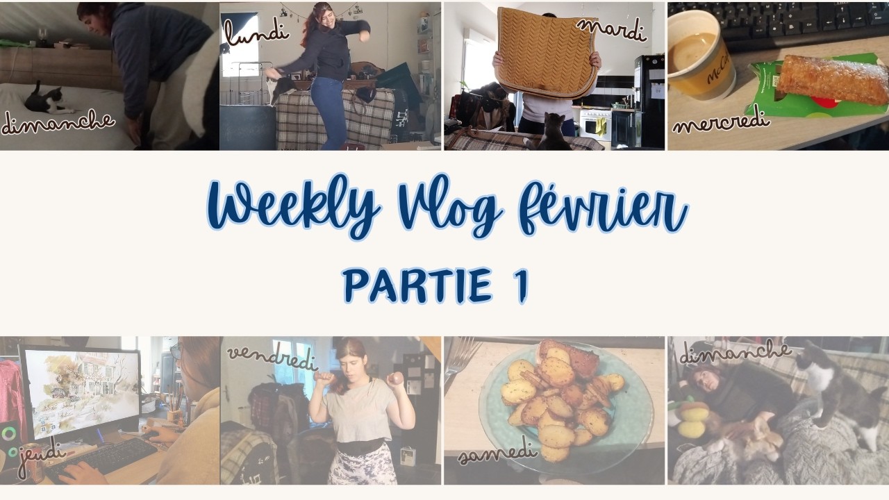{#VLOG} Ma semaine de vacances (partie 1/2) - Balade au soleil, repas, Action, sport, scrapbooking.