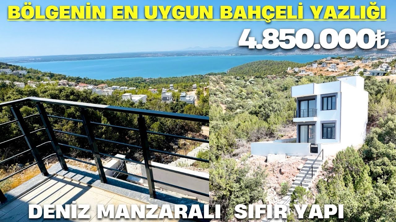 KAÇIRILMAZ FIRSAT!DİDİM AKBÜKTE DAİRE PARASINA BAHÇELİ DENİZ MANZARALI İSKANI ALINMIŞ YAZLIK