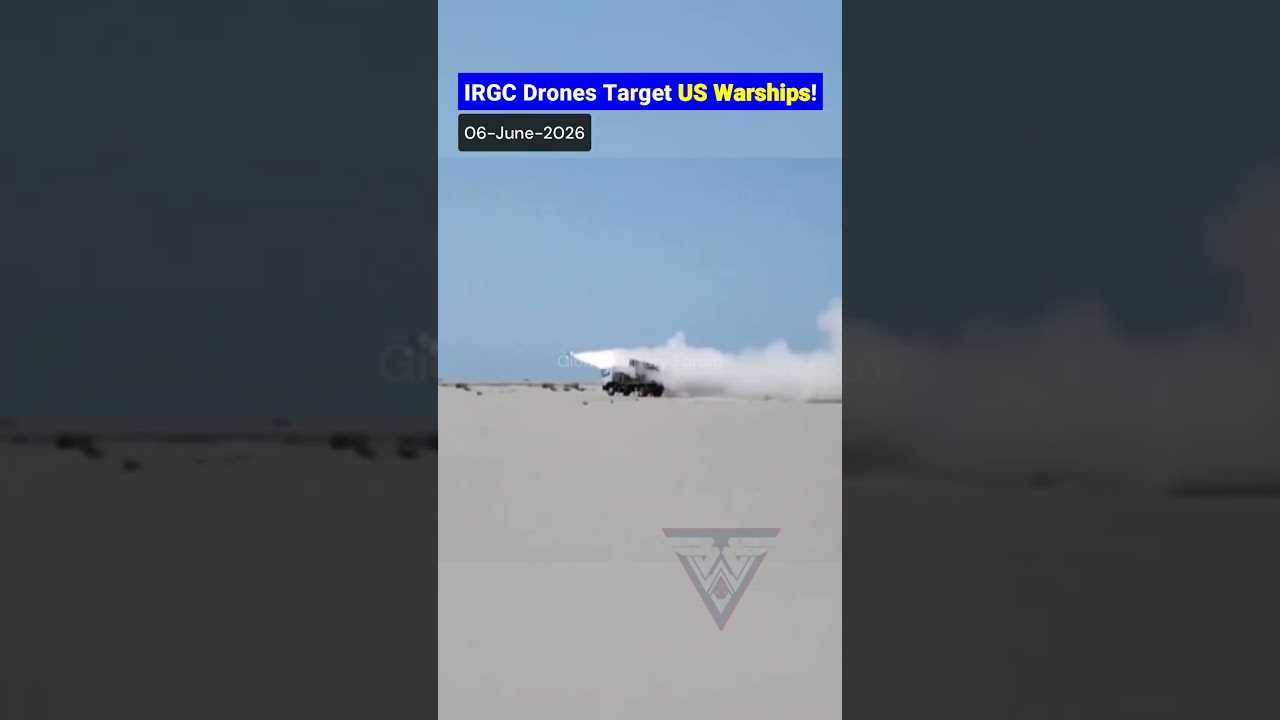 Iran Launches Qadir Missile In Gulf