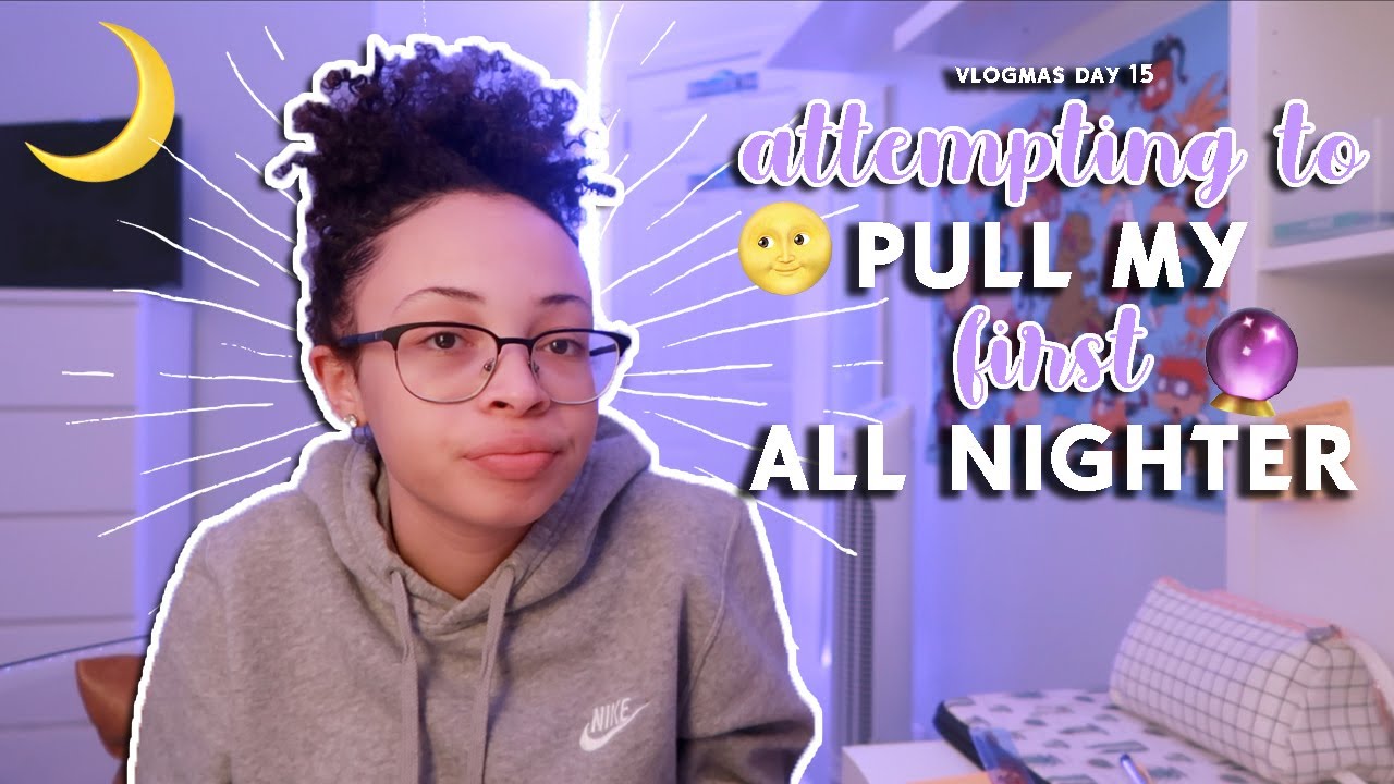 Attempting to Pull My First ALL NIGHTER! *FAIL* | Vlogmas Day 14 | aliyah simone