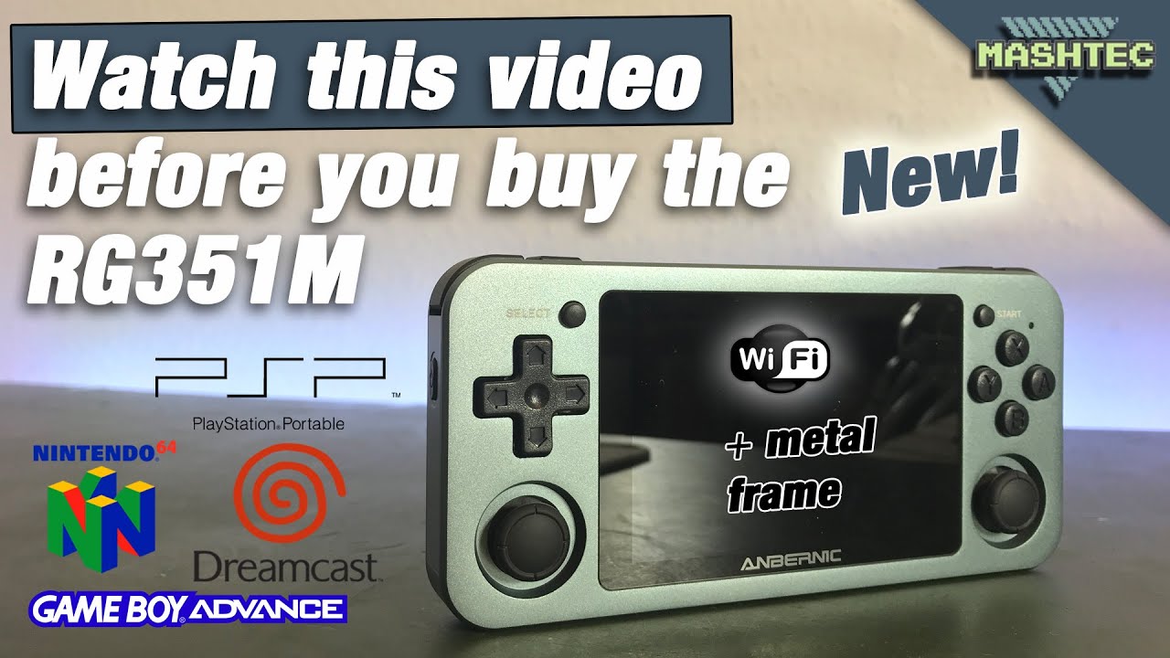 RG351M vs. RG351P - Unboxing, Review and Comparison of Anbernic's new premium retro gaming handheld