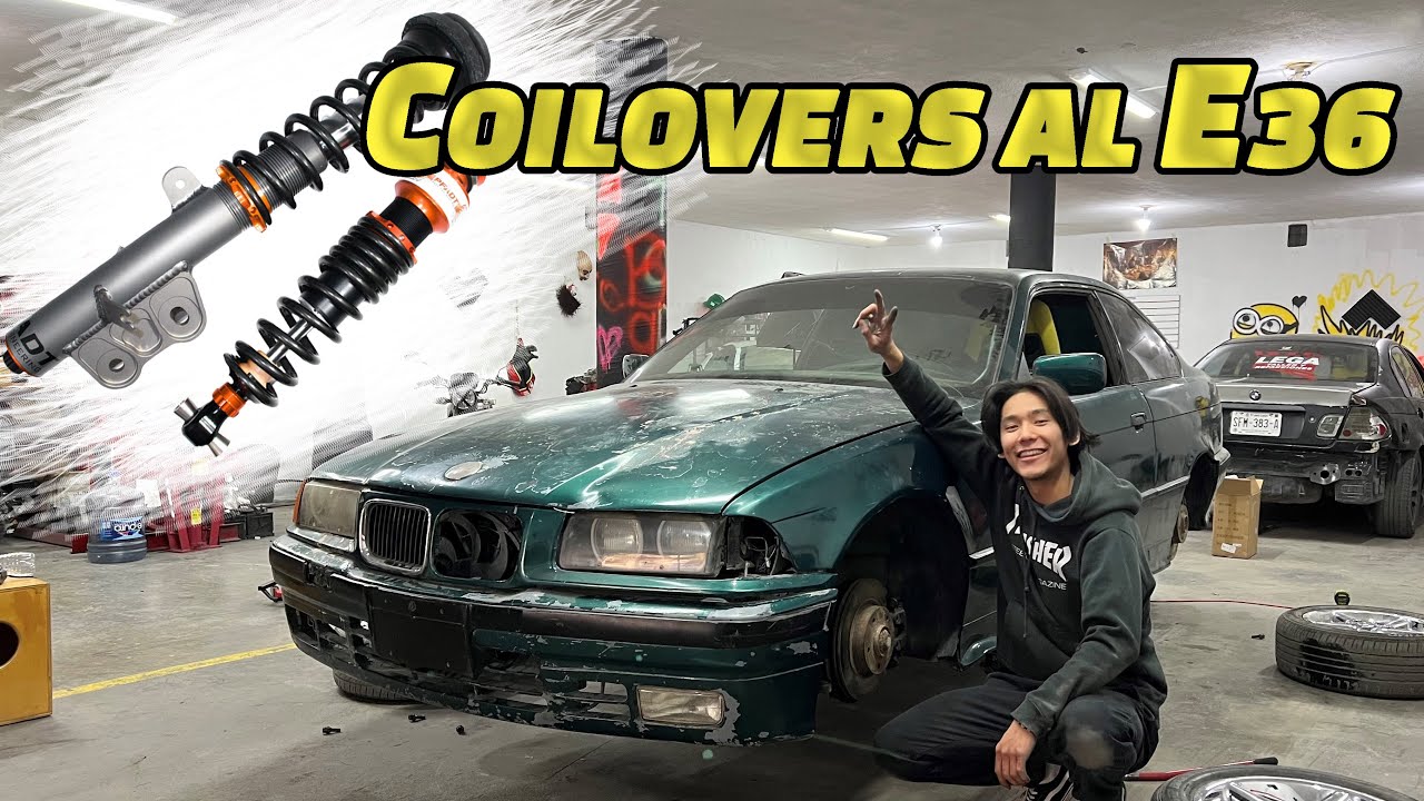 INSTALANDO COILOVERS AL E36 DE DRIFT | Kenyi Nakamura