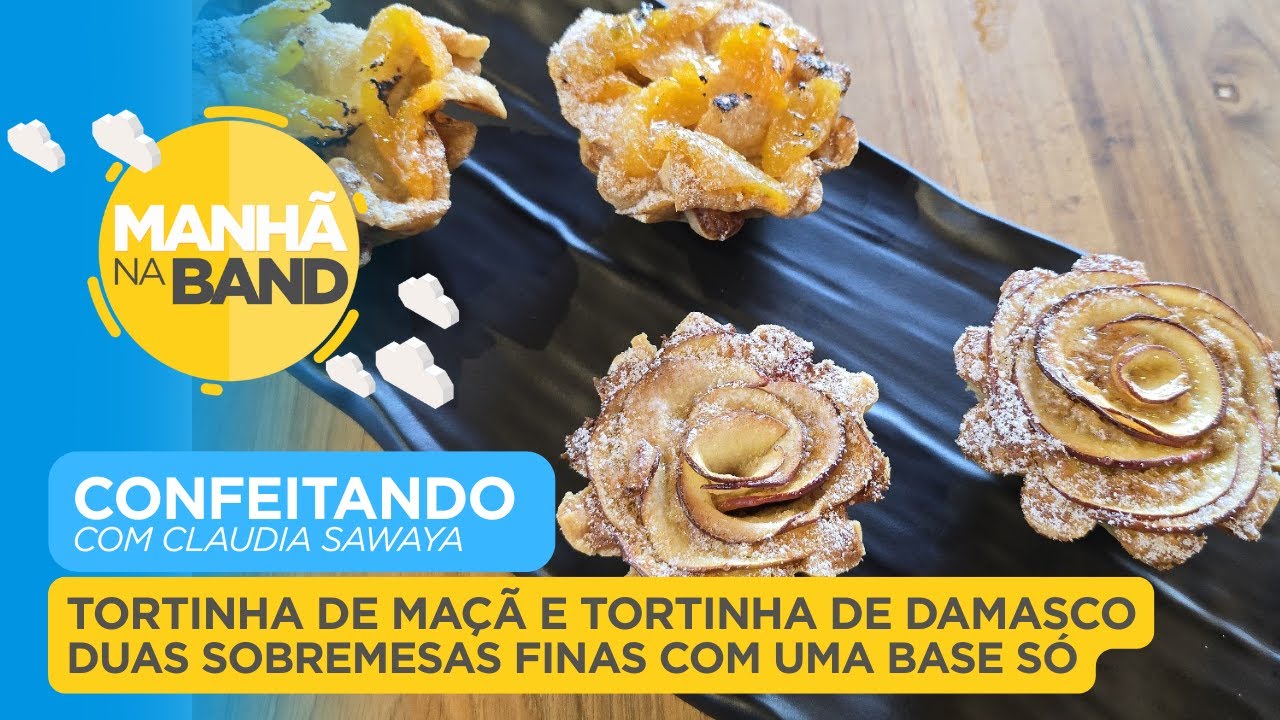 Tortinha de Maçã e Tortinha de Damasco: 2 Sobremesas Finas com 1 Base Só| MNB