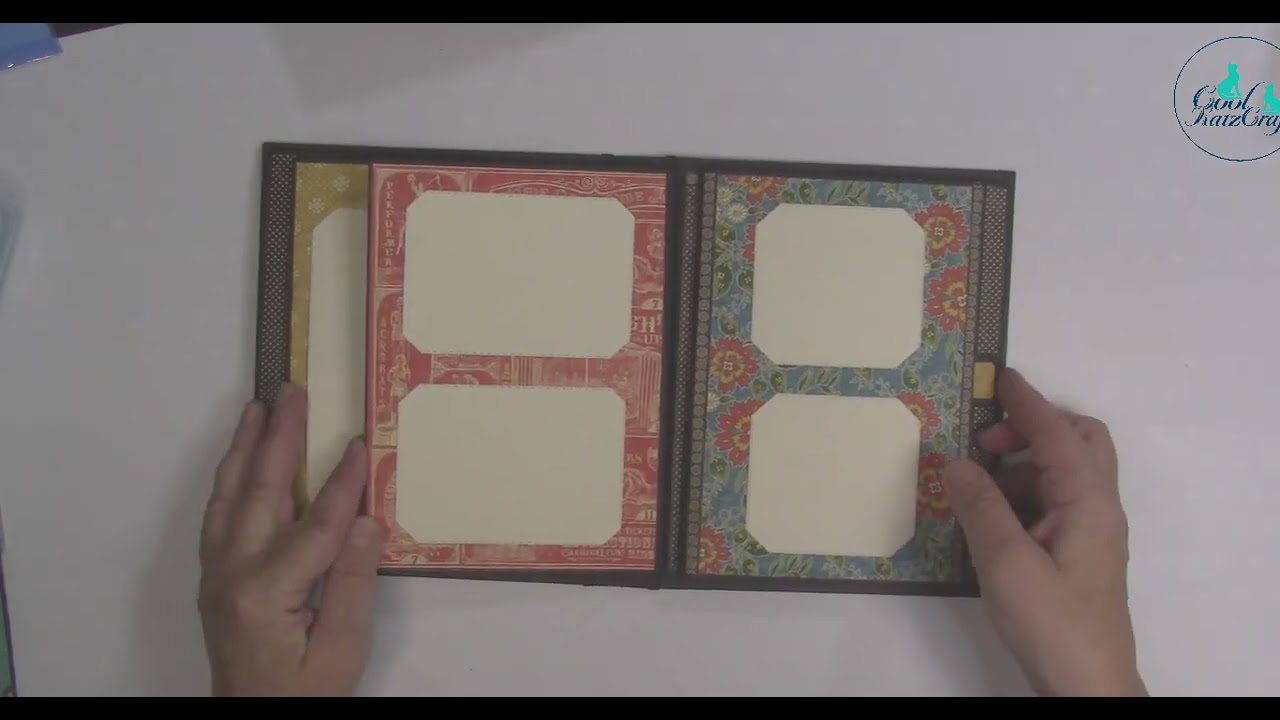 Walk Through of a Mini Folio (CoolKatzCraft Ltd) using Graphic 45 'Come One, Come All'