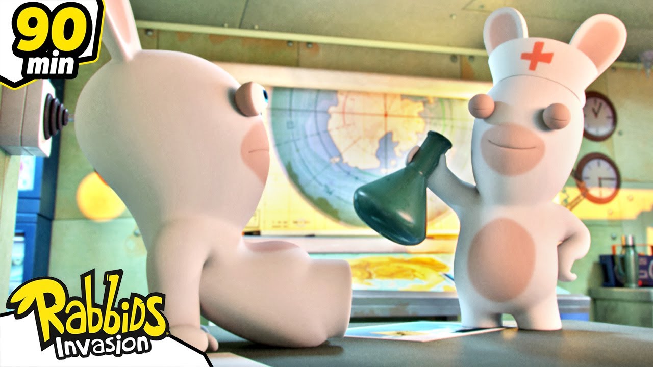 El conejo cuidador 🧑‍⚕️ | Rabbids La Invasión 🐰 | Dibujos animados