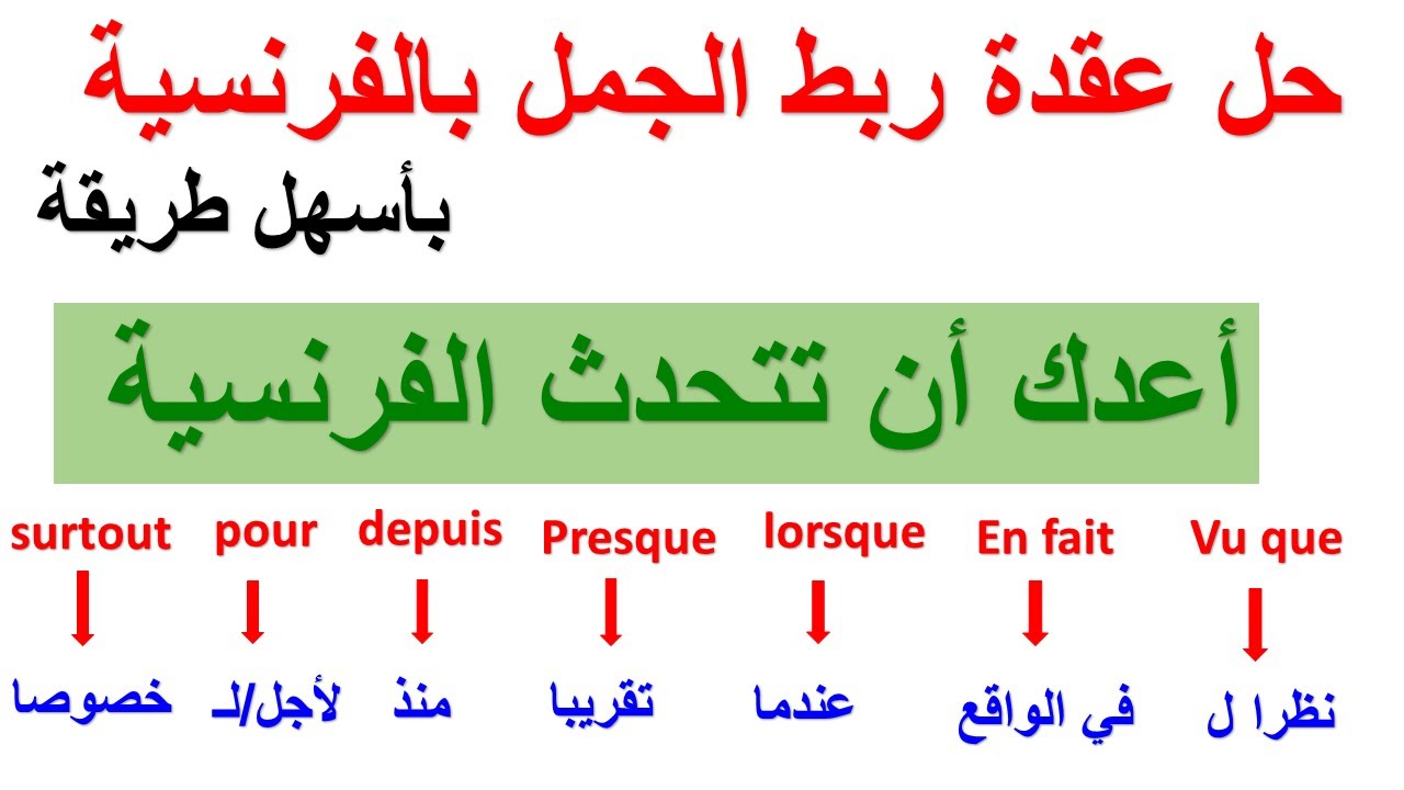 الدرس 11: تعلم أهم الكلمات التي تستعمل لربط الجمل بالفرنسية بأسهل طريقة على الإطلاق  DELF B1 👩‍🏫💥