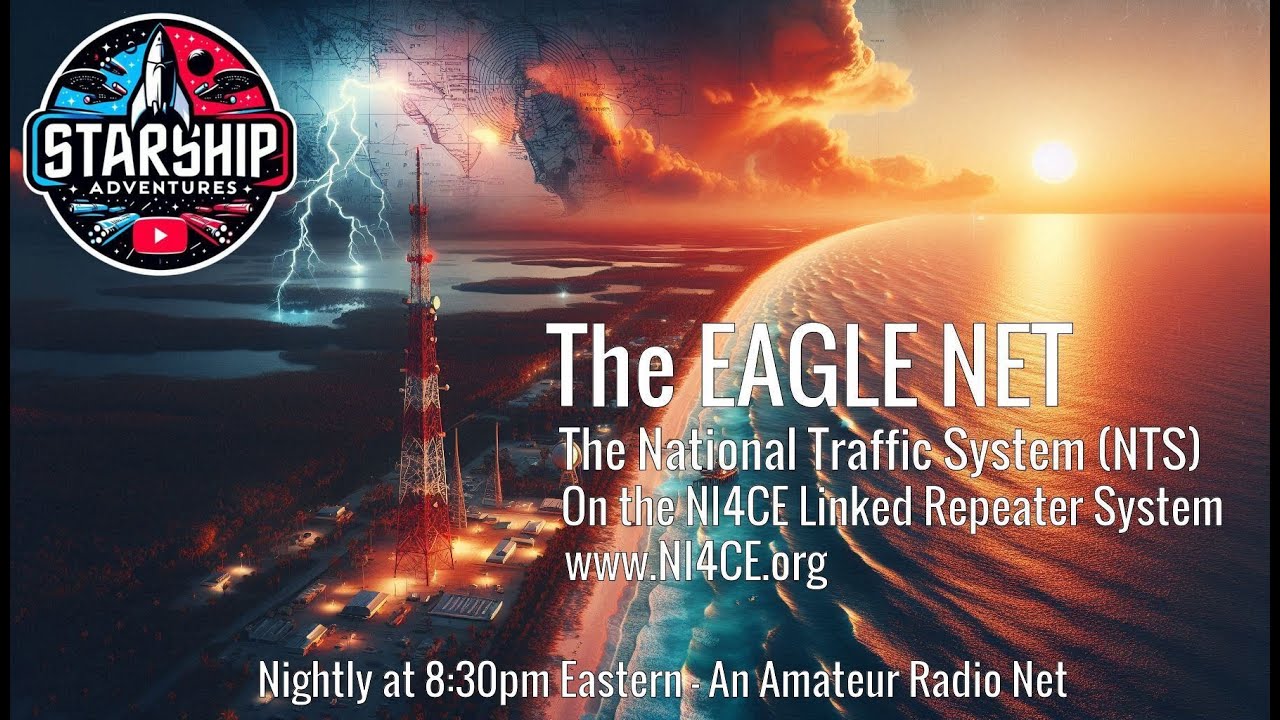 🔴The EAGLE Net - An Amateur Radio Net in West Central Florida on the NI4CE Big Stick System.