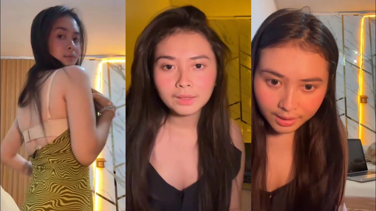 SALFOK WAKTU TRY ON❗LIVE TRY ON LONG DRESS KUNING PRESSBODY BANYAK BONUS