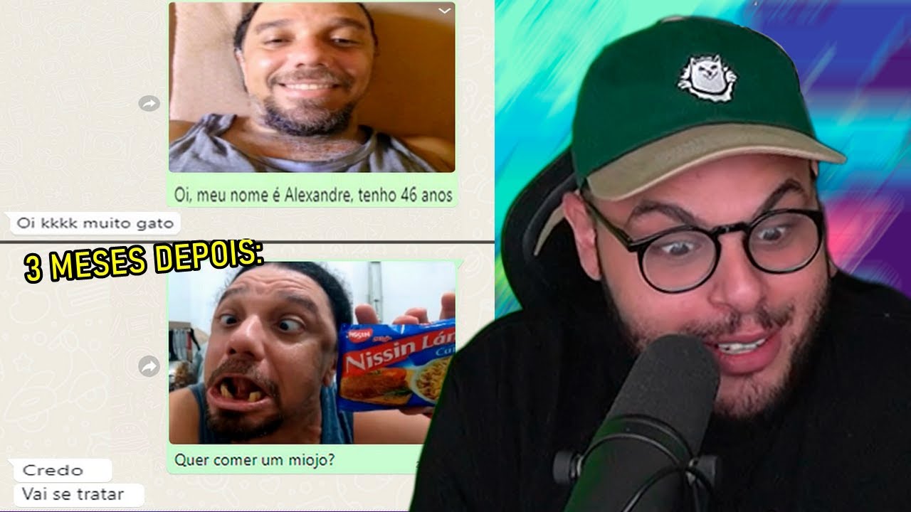 FIngindo ser o Bluezão no Tinder e enganando velhas por 3 meses