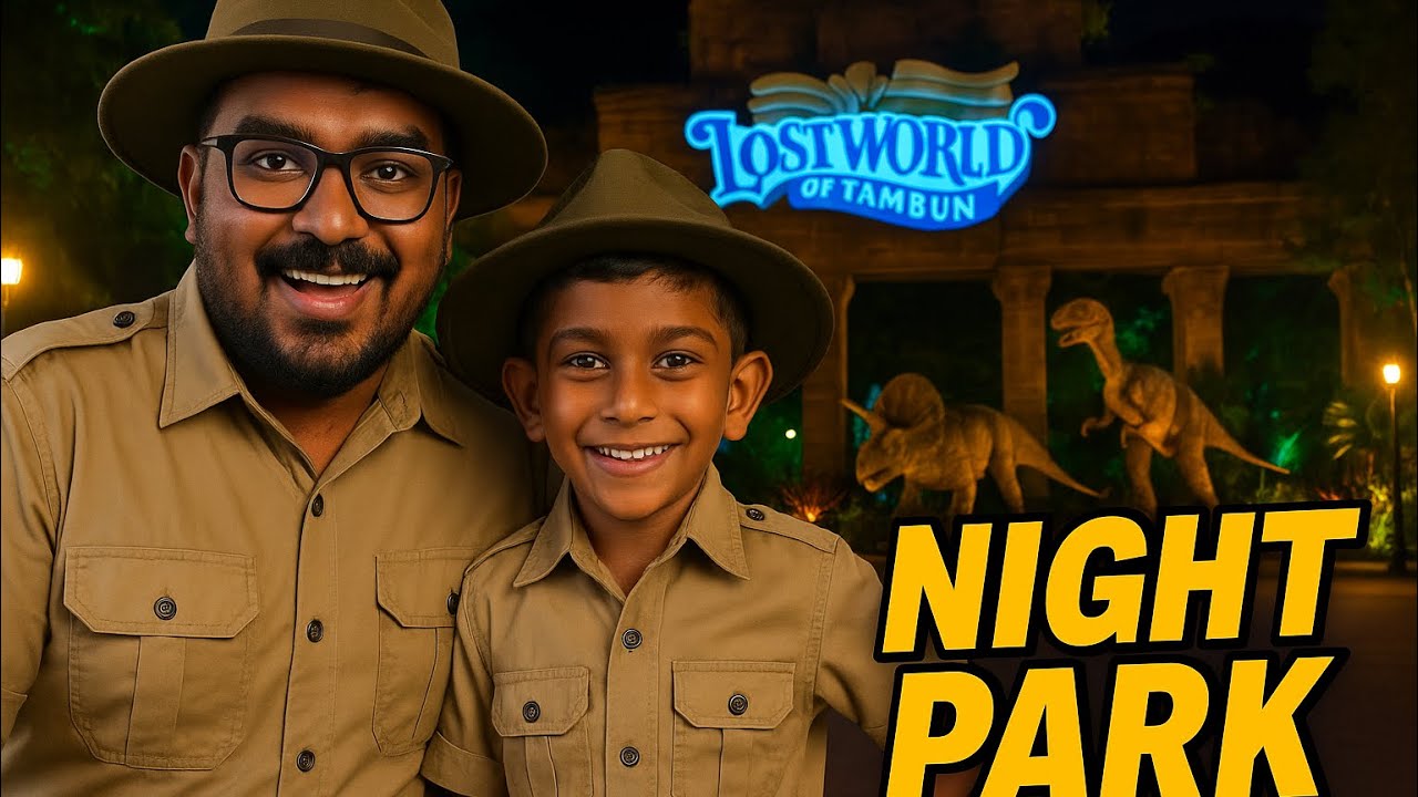 Inside Lost World Tambun Night Park | Stunning Night Adventure & Attractions!
