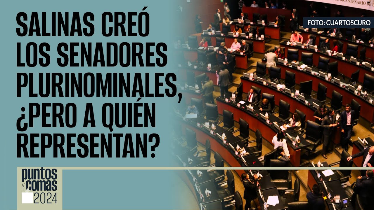 #PuntosYComas | Salinas creó los senadores plurinominales, ¿pero a quién representan?