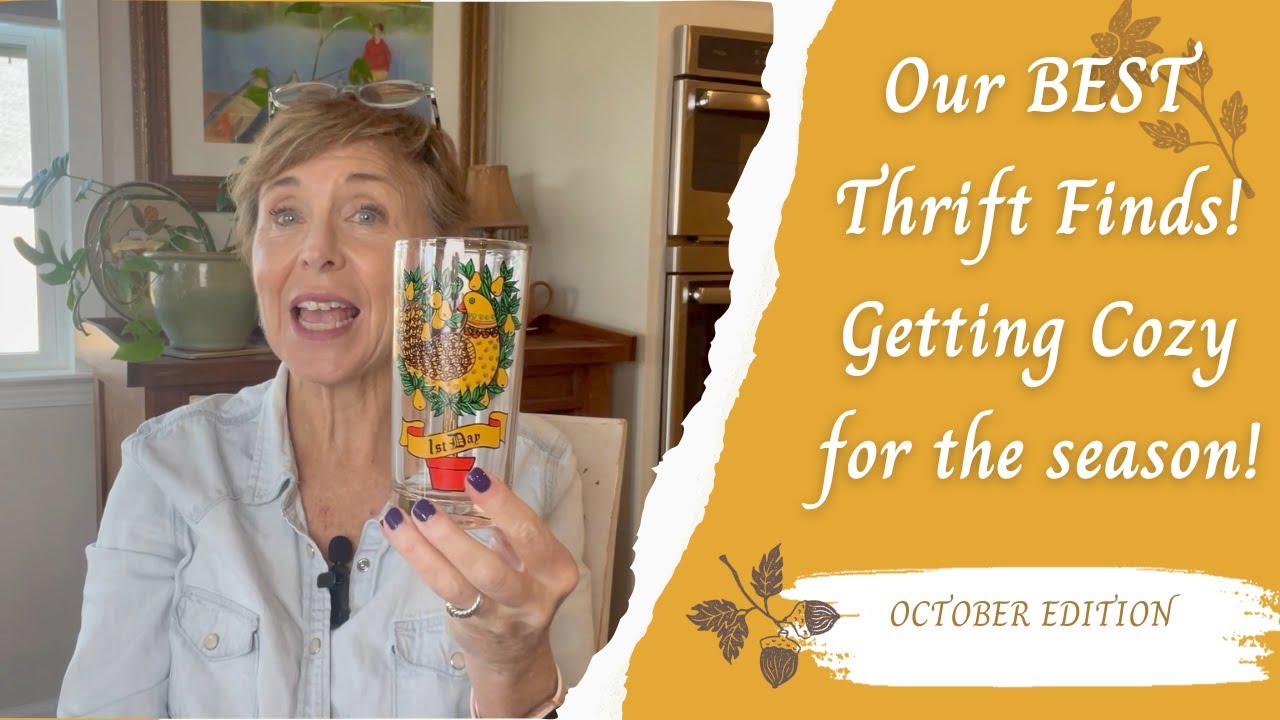 OUR BEST THRIFT FINDS THIS MONTH!!  MAKING THINGS COZY IN A VERMONT FARMHOUSE