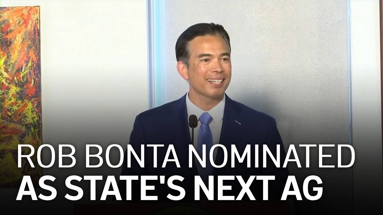 Gov. Newsom Nominates Rob Bonta as California's Next Attorney General