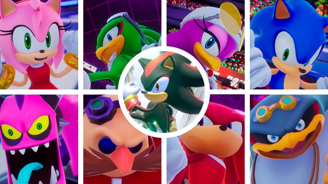 Sonic Racing: CrossWorlds - All Shadow The Hedgehog Rival Interactions [SPANISH]