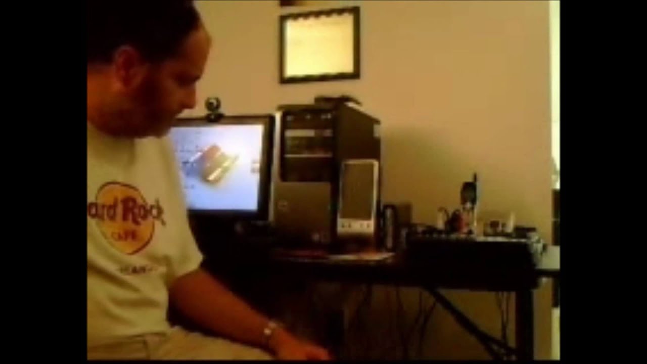 James Kent Tope, II In His Home Music Studio - How He Makes Digital Music Recordings