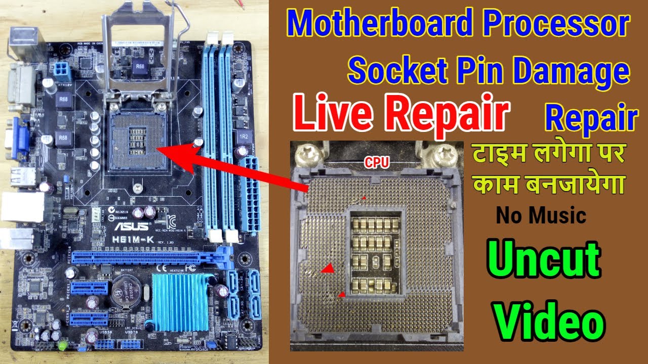 How to Fix Bent CPU Socket Pins | Easy Processor Socket Repair Guide
