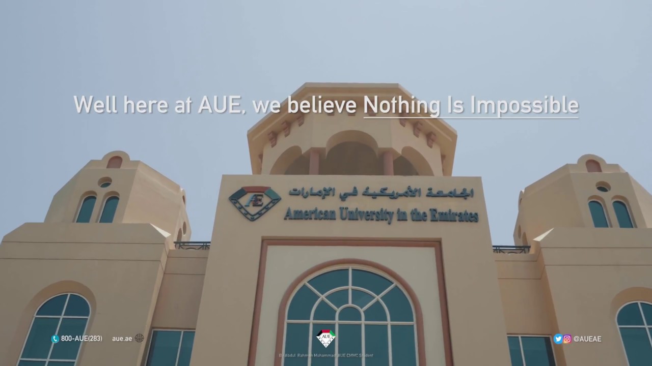 AUE: American University in the Emirates (Dubai). Join Today! [4K]