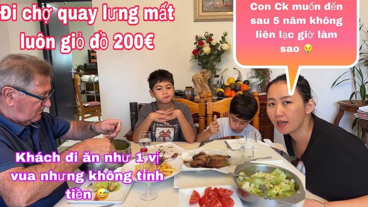 Đùi vịt nấu mỡ/khách đi ăn lén về không trả tiền/con ck muốn đến sau 5 năm không liên lạc/cuộc sống 
