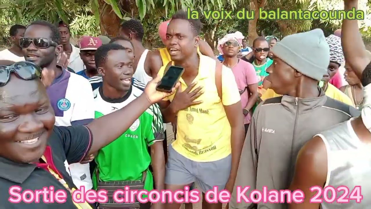 sortie des circoncis de Kolane 2024