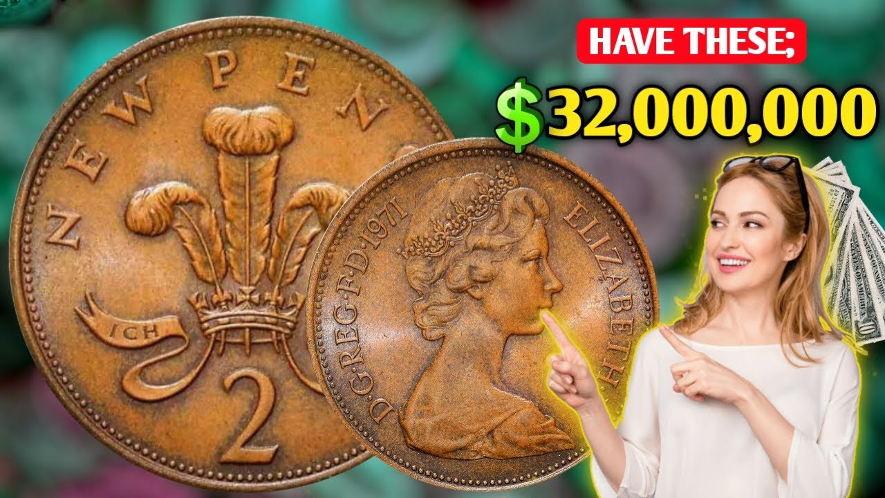 1971 Error Queen Elizabeth 2p New Pence Coin Value | How Much is a 1971 2 New Pence Worth?