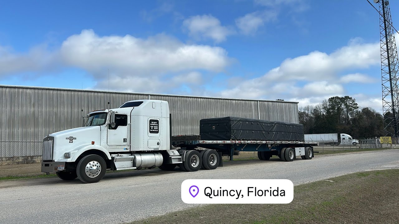 DAY IN THE LIFE OF A TRUCK DRIVER|OWNER OPERATOR|FLATBED TRUCKING|VLOG#5