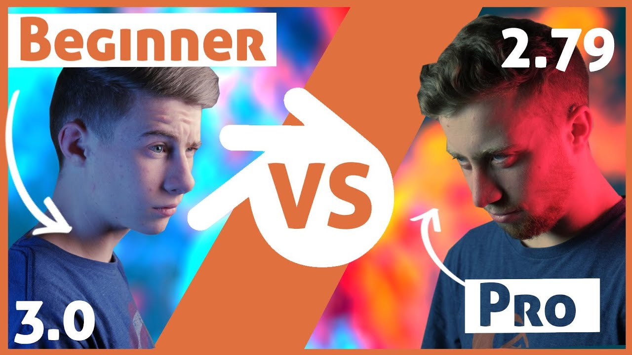 Beginner with Blender 3.0 vs. Pro with Blender 2.79 | Blender Battle