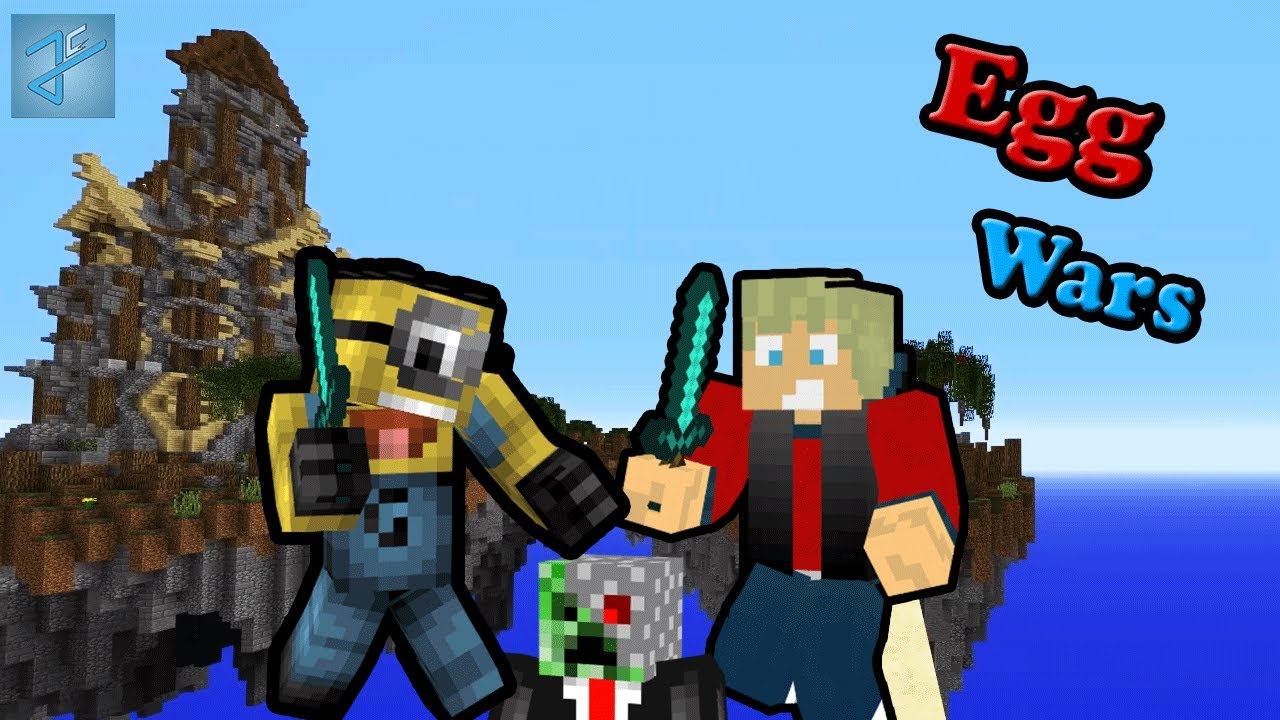 Minecraft Minihry #34 | Egg Wars - CHEATER?! \w Lakotyr, Sybot
