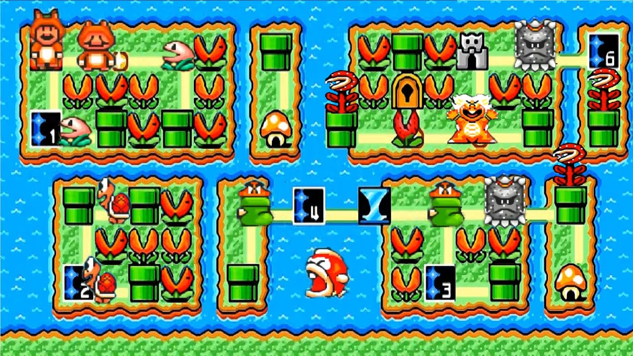 Super Mario All-Stars 2 HD: Super Mario Bros 3: World 7: Pipe Land