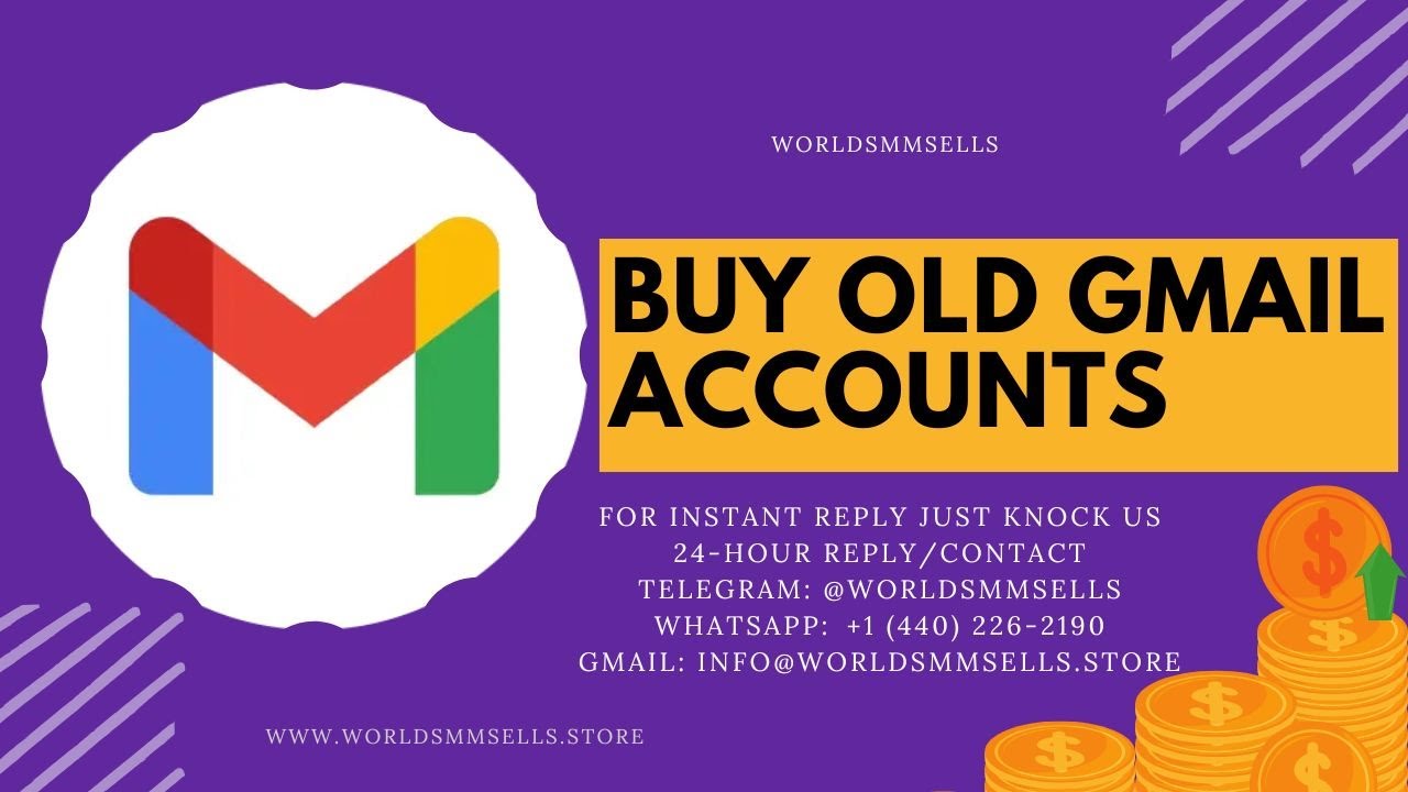 USA Top Service Old Gmail Accounts Buy