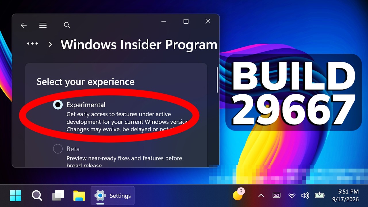 Новая сборка Windows 11 vNext 29667 &mdash; огромные функции и платформенные изменения в следующей верс...